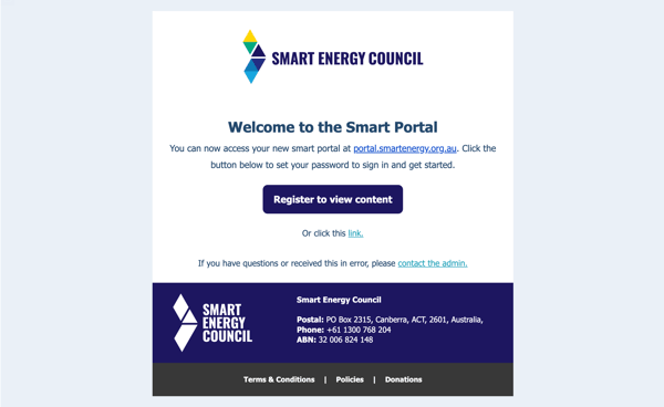 Invite-Email-SEC-Portal