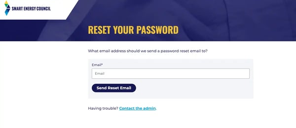 SEC-Portal-Password-Reset-Page