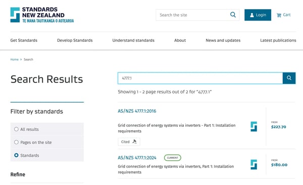 Standards-NZ-Search-For-Standards